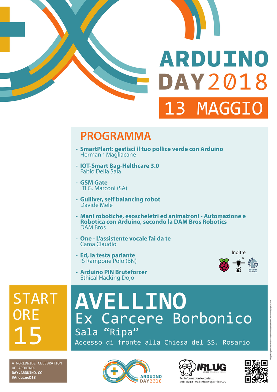 Locandina di Arduino Day 2018